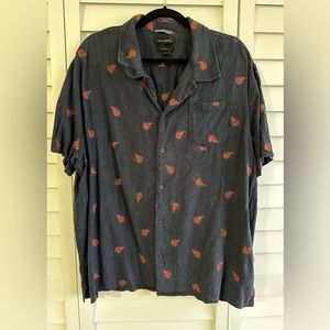Men's Navy Treasure & Bond Button Down Shirt